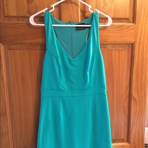 Aqua Green Fitted Summer Dress